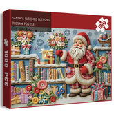 Santa's Bloomed Blessing Jigsaw Puzzle 1000 Pieces